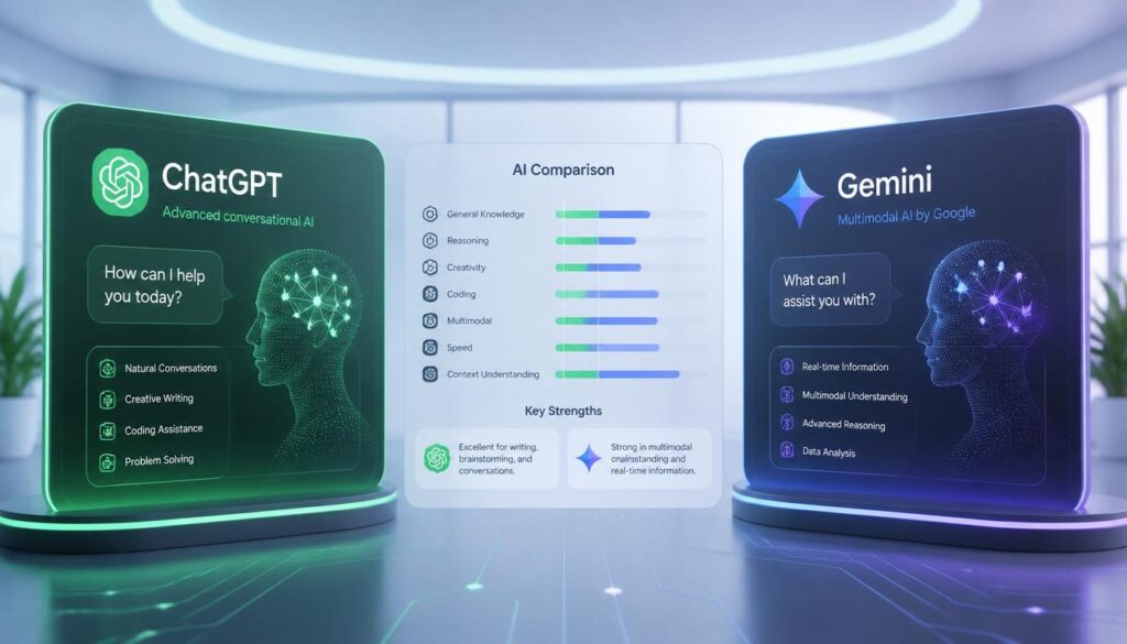 ChatGPT VS Gemini: що краще обрати у 2026 році?