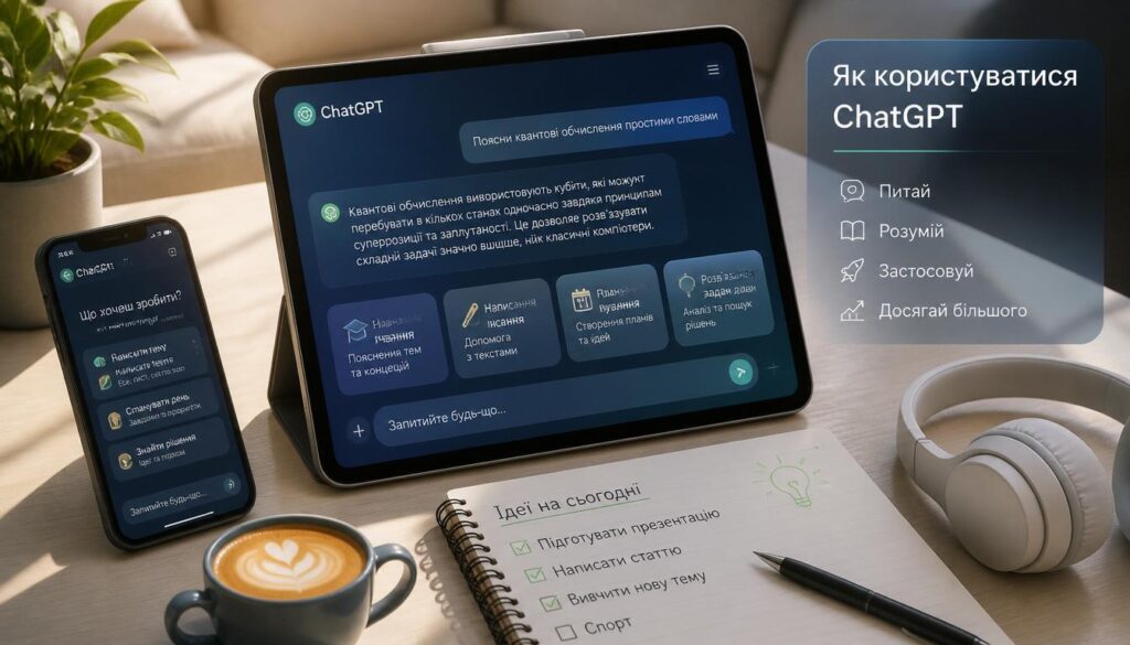 🤖 Як користуватися ChatGPT: повний гайд від реєстрації до просунутих функцій