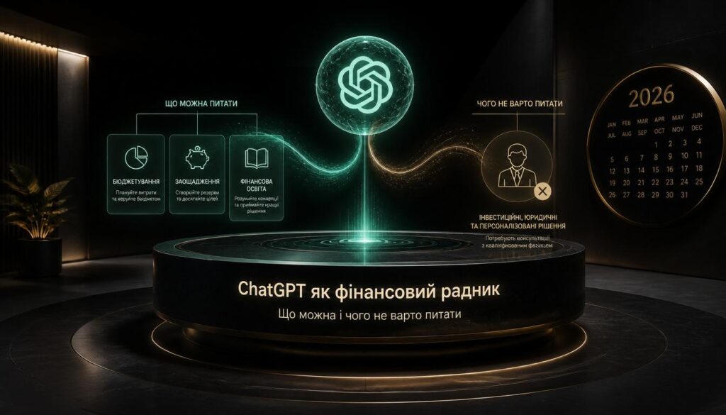 ChatGPT як фінансовий радник: що можна і не можна питати