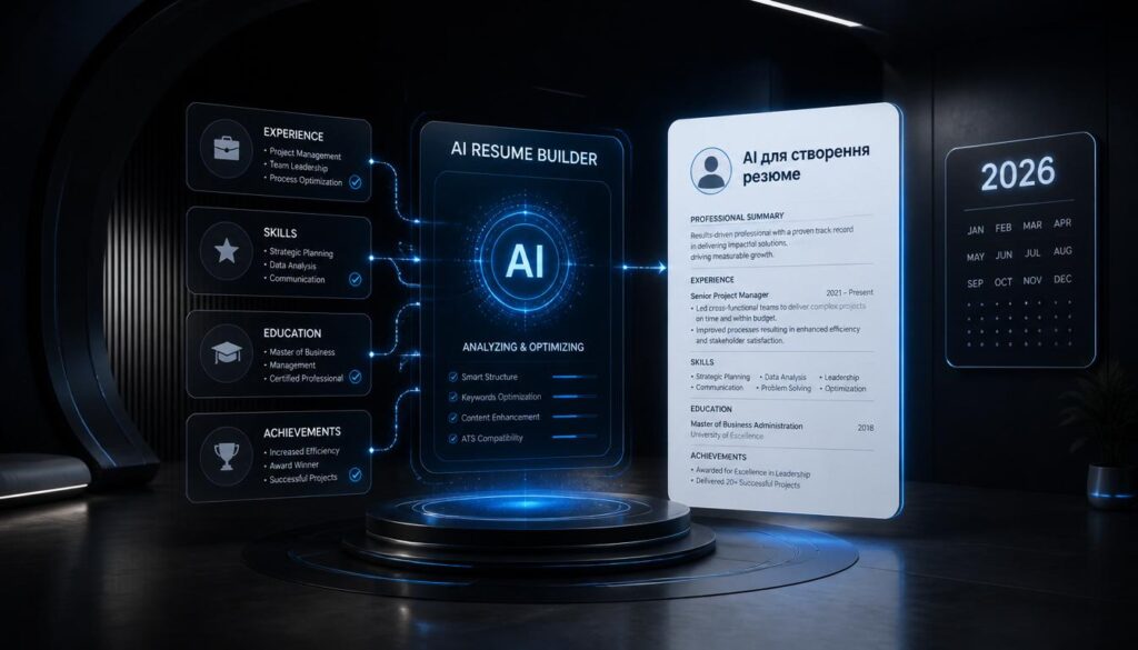 Як написати ідеальне резюме за допомогою AI у 2026 році
